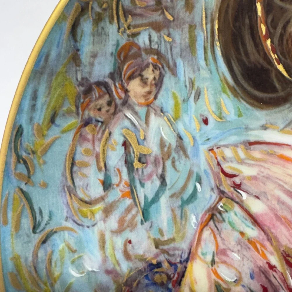 Edna Hibel O’Hana Collector Plate World I Love Series Japanese Woman Ltd Ed 5466